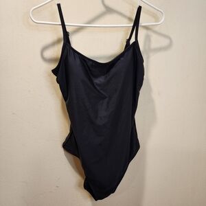 Catalina Black One-Piece Swimsuit Size  L (12-14)